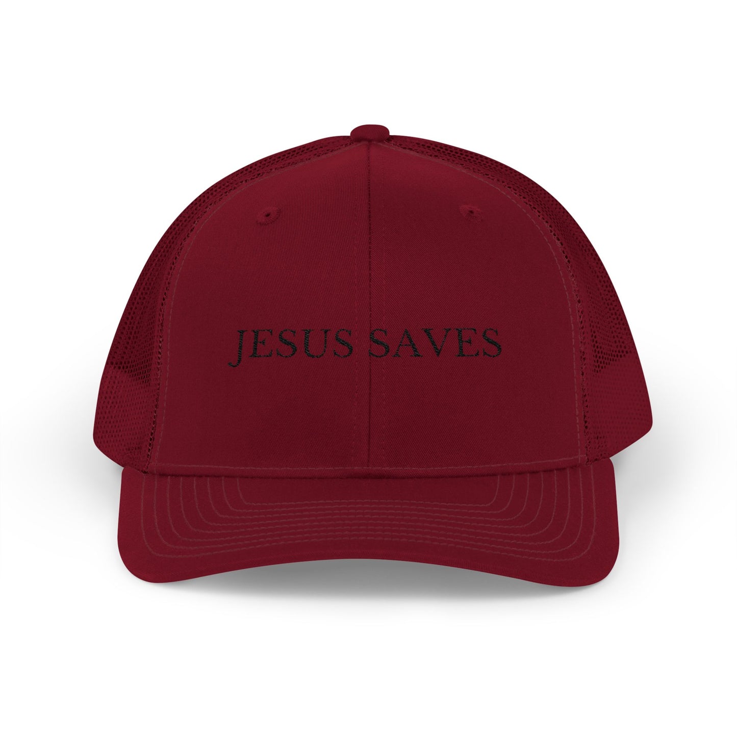 Jesus Saves Snapback Trucker Cap