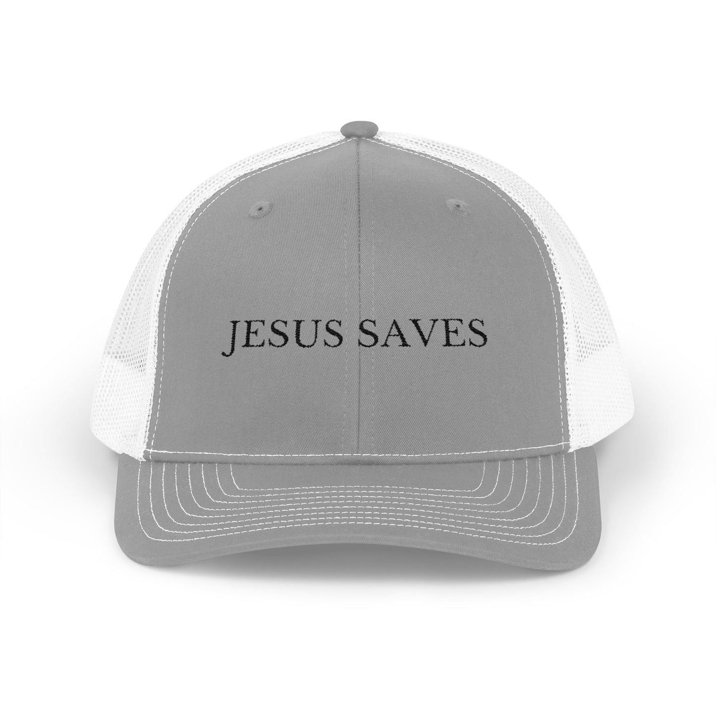 Jesus Saves Snapback Trucker Cap