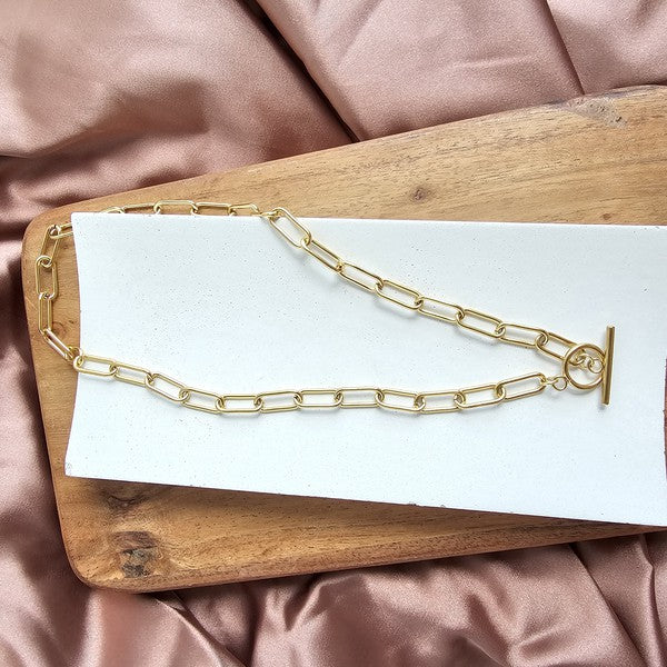 Luxe Gold Chunky Paperclip Chain - 20in