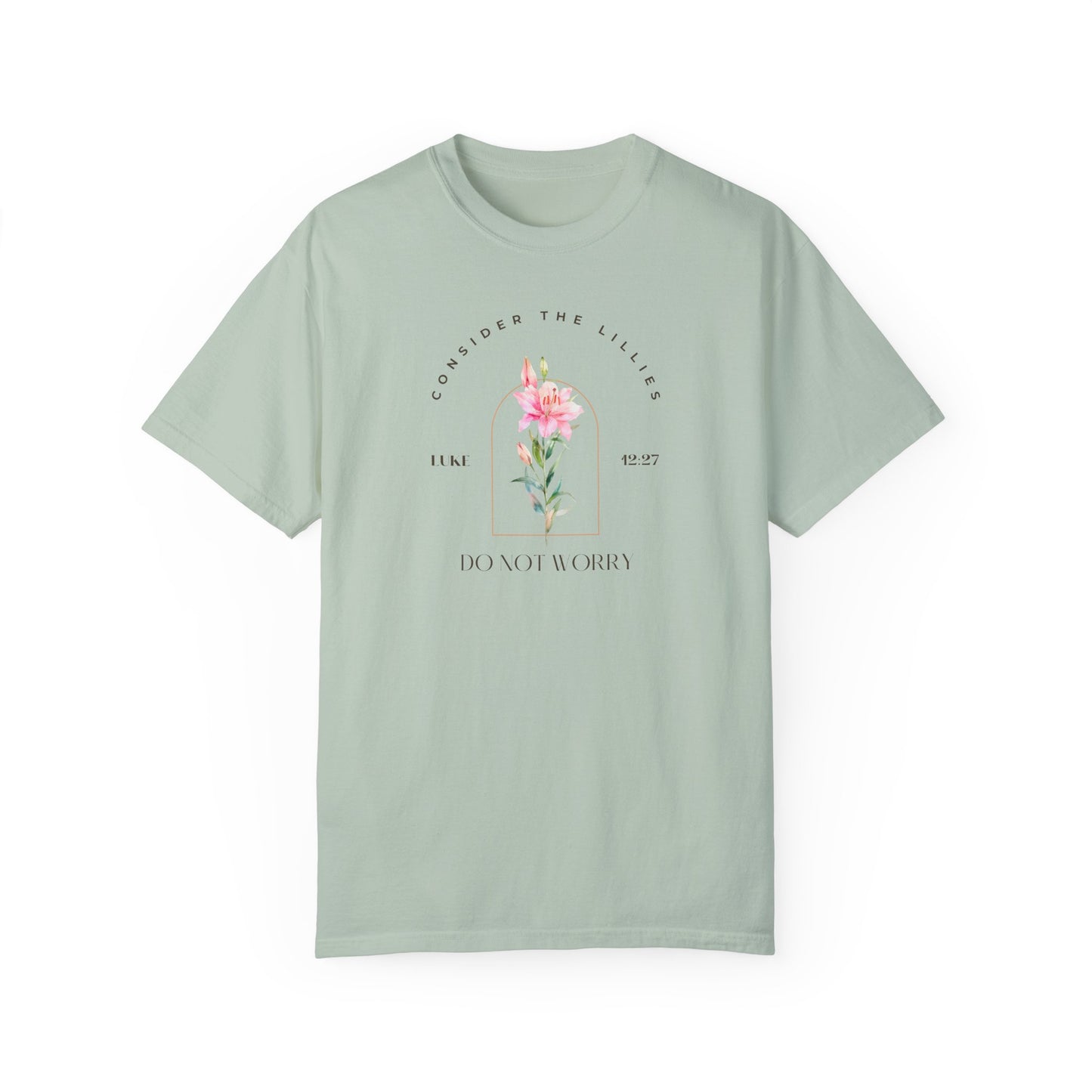 Consider the Lilies Inspirational Floral T-Shirt