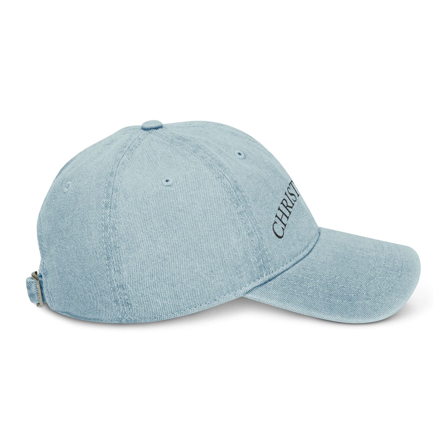 Christ is King Embroidered Denim Hat