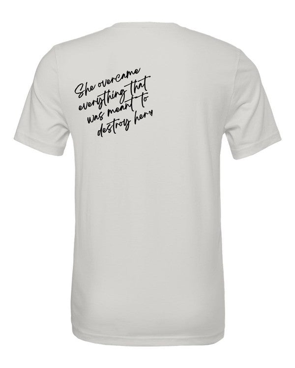 Powherful... She overcame everything Tee