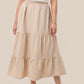 Tiered maxi skirt