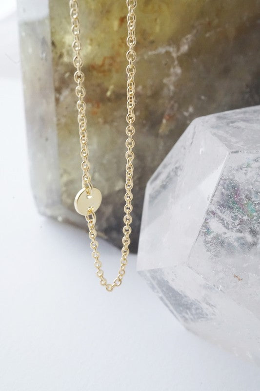 Little Moon Charm Necklace