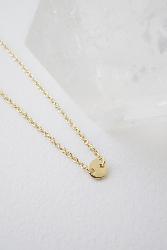 Little Moon Charm Necklace