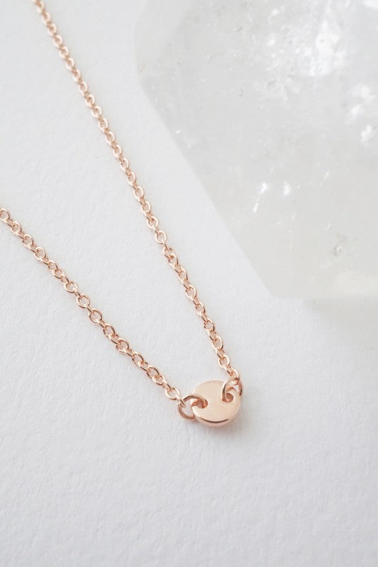 Little Moon Charm Necklace