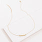 Cubed Necklace 14K