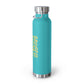 Love made me, grace saved me vacuum insulated water bottle