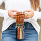 Wooden Key Ring Bracelets