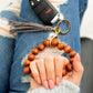 Wooden Key Ring Bracelets