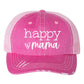 Happy Mama Embroidered Hat