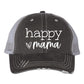 Happy Mama Embroidered Hat