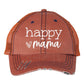 Happy Mama Embroidered Hat