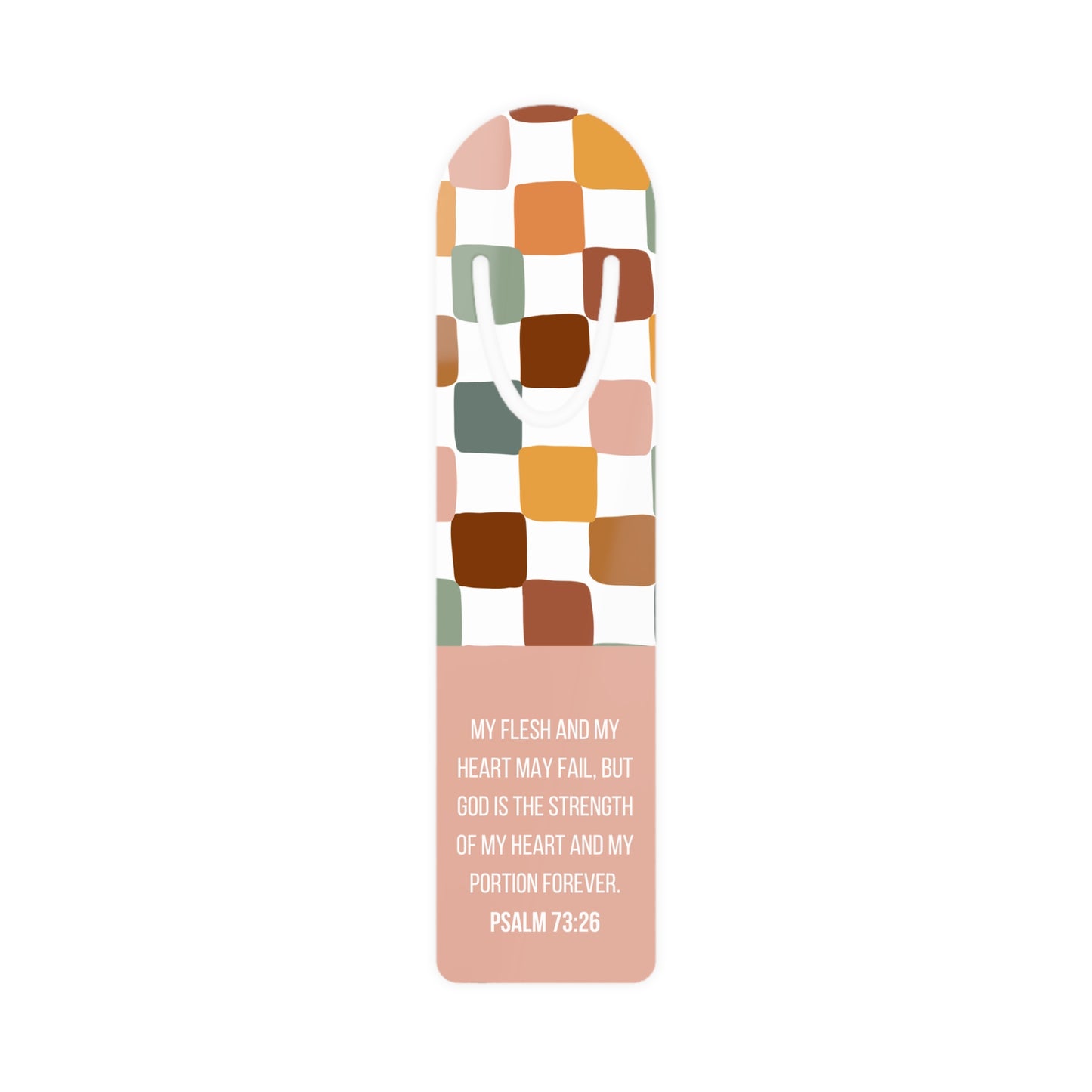 God is the strength of my heart bookmark