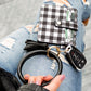 Buffalo Key Ring ID Wallet Bracelet