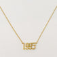 Birth Year Necklace