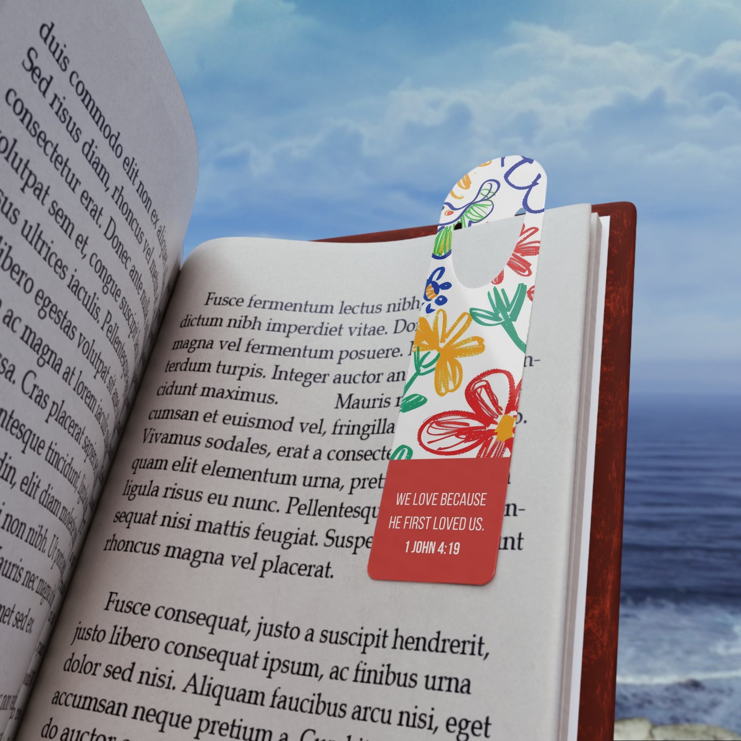 We love because he first loved us bookmark