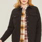 Woven Solid Bust Pocket Shacket