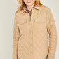 Woven Solid Bust Pocket Shacket