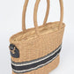 Straw Convertible Basket Tote