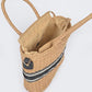 Straw Convertible Basket Tote