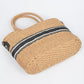 Straw Convertible Basket Tote