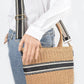 Straw Convertible Basket Tote