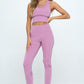 Women's Two Piece Activewear Set Cut Out Detail