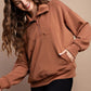 Modal Poly Span Quarter Zip Funnel Neck Pullover