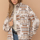 Frayed Aztec Western Shacket