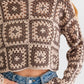 Long Sleeve Crochet Top