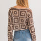 Long Sleeve Crochet Top