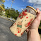 Coffee and Christmas Cheer Glass Can Cup