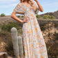 floral print brunch spring summer maxi sundress