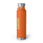 Love made me, grace saved me vacuum insulated water bottle