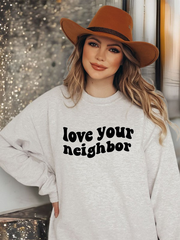 Love Your Neighbor Crewneck Sweatshirt