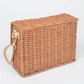 Basket Weaved Box Swing Bag