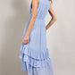 V-Neck Ruffle Maxi Dress