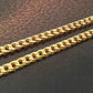 Real gold dipped braided chain necklace