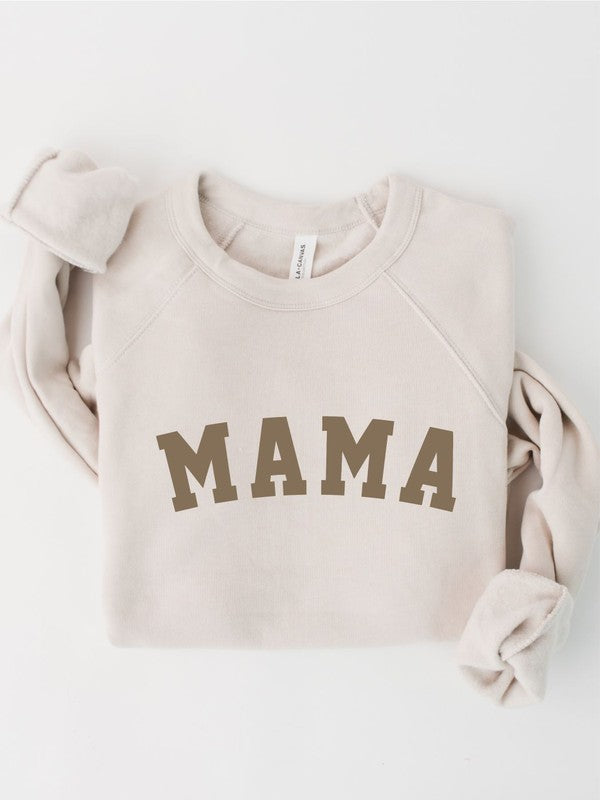 Varsity Font MAMA Premium Bella Canvas Crew