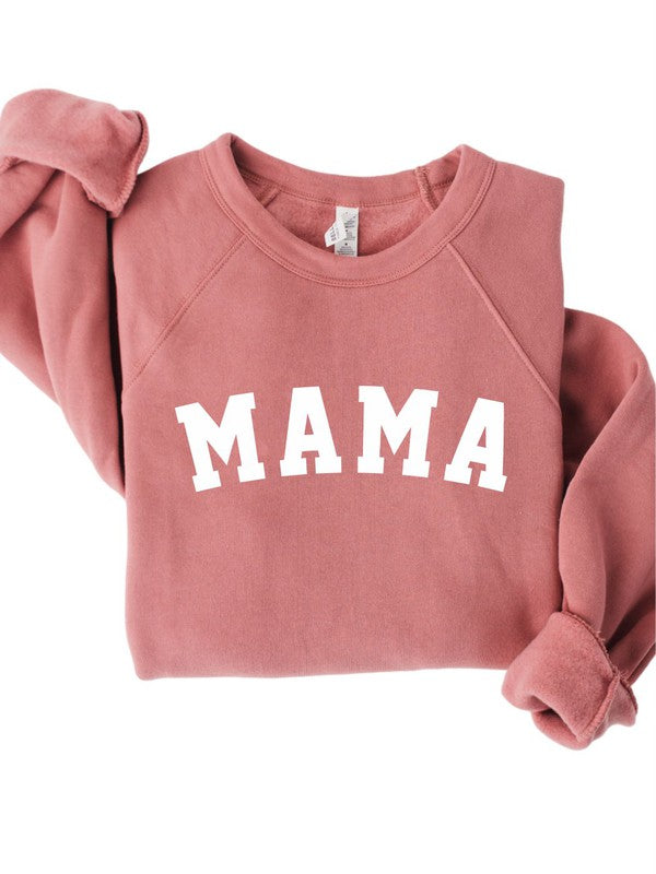 Varsity Font MAMA Premium Bella Canvas Crew