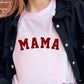 Mama Varsity Font Bella Canvas Tee