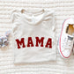 Mama Varsity Font Bella Canvas Tee