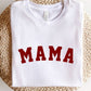 Mama Varsity Font Bella Canvas Tee