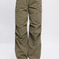 Loose Fit Parachute Cargo Pants