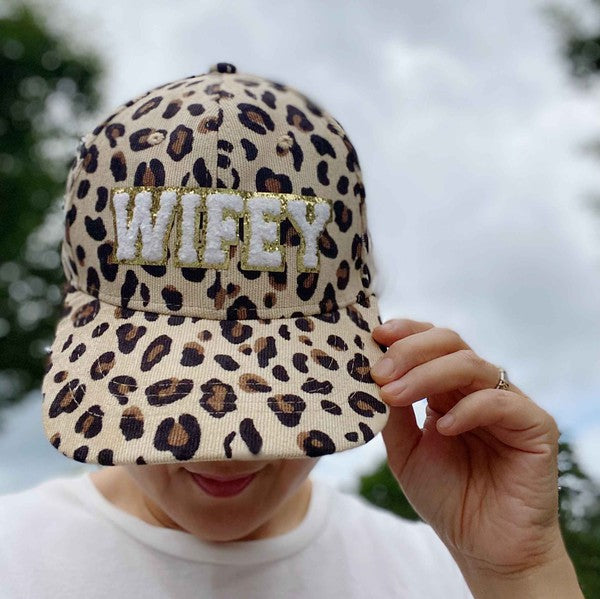 Wifey Corduroy Ball Cap