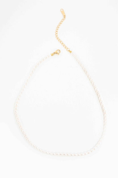 Pearl Strand Choker Necklace