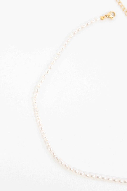 Pearl Strand Choker Necklace