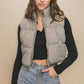 High Neck Puffer Vest