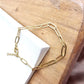 Luxe Gold Paperclip Bracelet